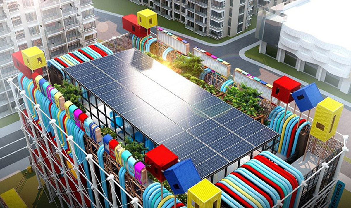 禹王台模拟安全太阳能光伏发电体验