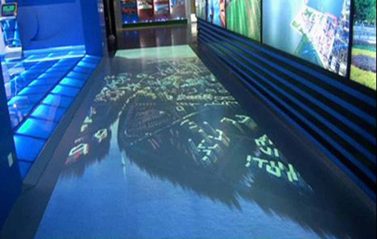 东乌珠穆模拟安全地面互动感应投影系统