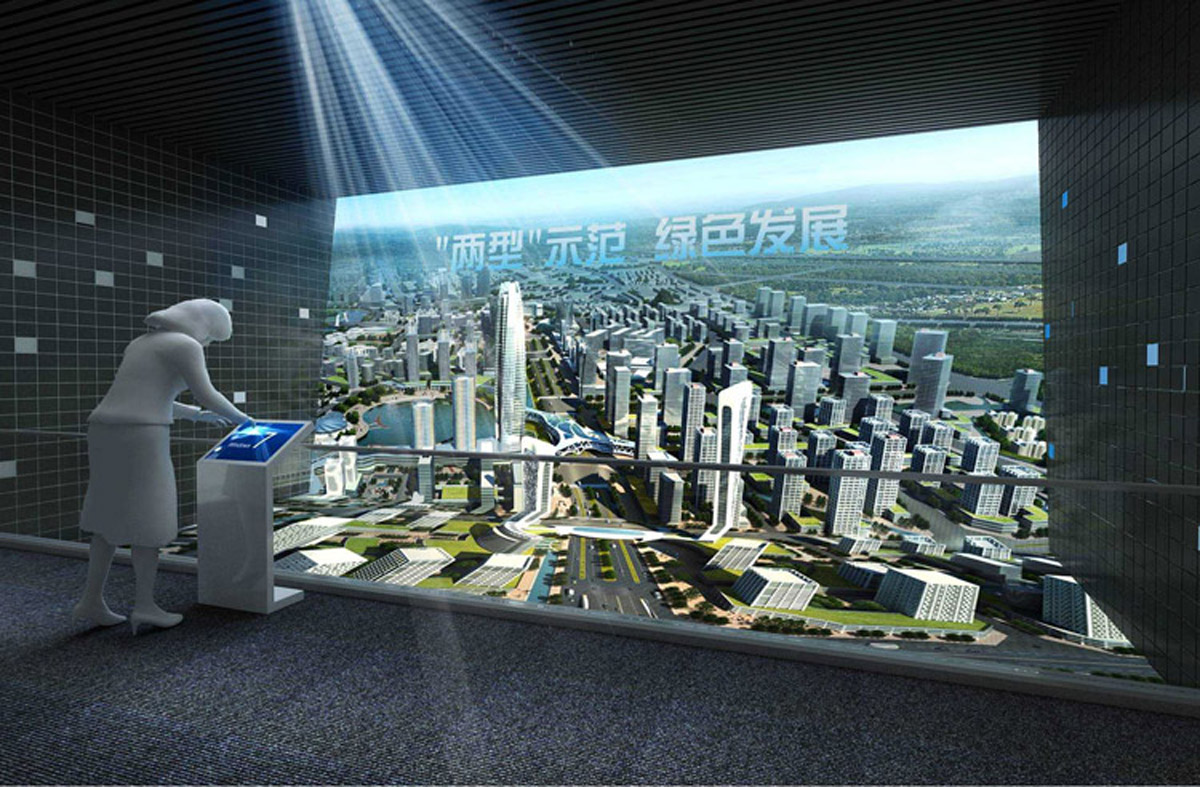 隆阳模拟安全城市规划电子数字沙盘