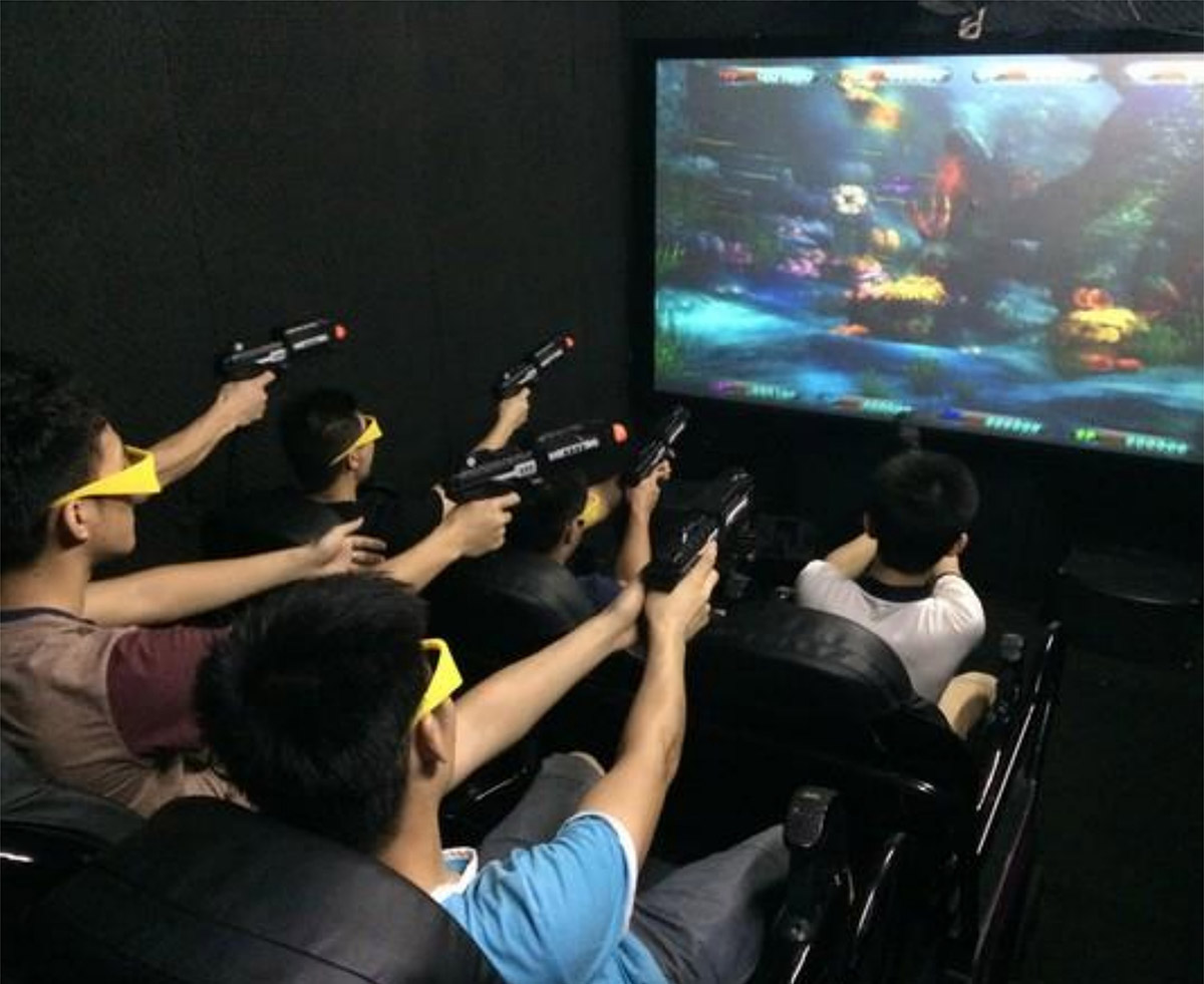景县模拟安全7D互动游戏影院