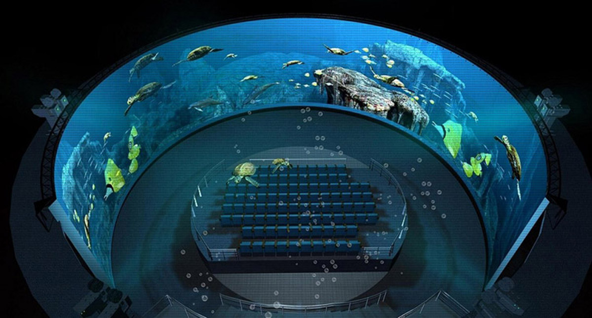 鱼台模拟安全环幕投影系统