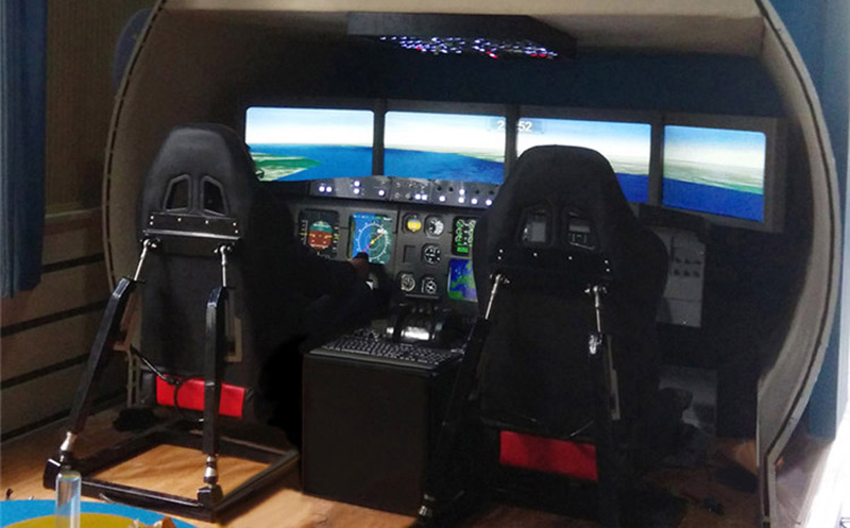 麻栗坡模拟安全空客飞行模拟器