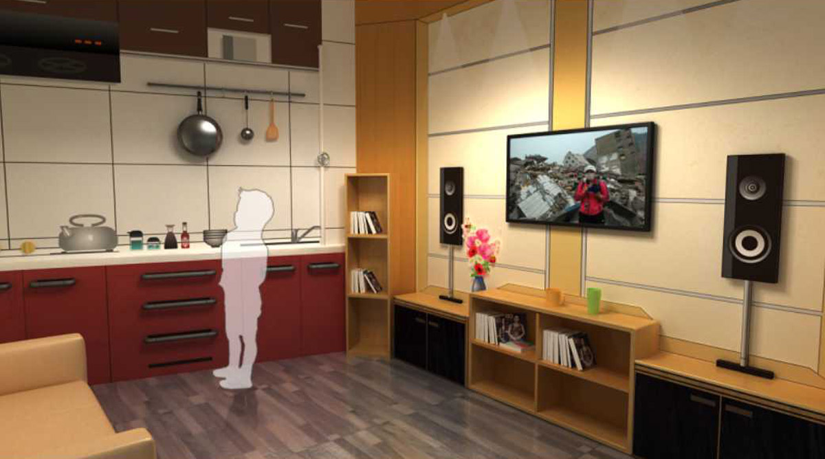 滨海模拟安全模拟厨房灭火
